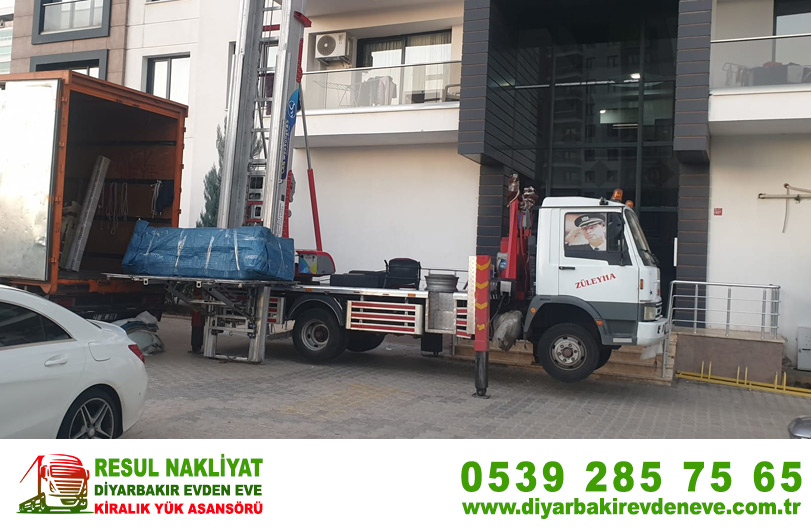 Diyarbakır Kiralık Asansörlü Evden Eve Nakliyat